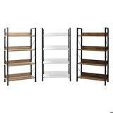 Adore Mobilya Profile 4 Raflı Kitaplık-Koyu Ceviz(Oslo Ceviz) 73x136x35 cm (GxYxD)