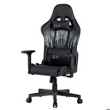 Adore Mobilya Gaming Apollo Profesyonel Oyuncu ve Yönetici Koltuğu-Siyah 42x124-131,5x64 cm