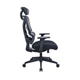 Unique-S Yönetici ve Çalışma Koltuğu-Siyah 74x117.5-127x65.5 cm