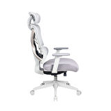 Unique-S Yönetici ve Çalışma Koltuğu-Gri-Krem 74x117.5-127x65.5 cm