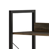 Profile 5 Raflı Kitaplık-Retro Ceviz 73x172x35 cm