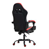 Adore Gaming Throne Oyuncu Koltuğu - Siyah/Kırmızı S.Deri 62x117-127x62 cm