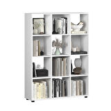 Cubic Kitaplık Beyaz 104x140,5x30 cm