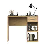 Trendline Çekmeceli Çalışma Masası Florida Meşe 90x75x52 cm (GxYxD)