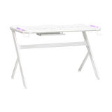 Ryze Extreme Karbon Fiber RGB Oyuncu Masası - Beyaz 120x60x76 cm