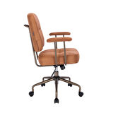 New York Çalışma Sandalyesi - Kahverengi 65x96,5-102,5x68 cm
