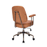 New York Çalışma Sandalyesi - Kahverengi 65x96,5-102,5x68 cm