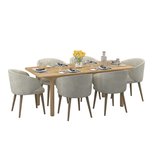 Bohem Açılır Yemek Masası Florida Meşe 160-200x78x90 cm