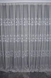 KDK 1560 DESEN GRİ RENK TEK KANAT Hazır dikilmiş Pileli Fon Perde 300*260 cm
