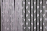 KALPLİ MODEL BEYAZ RENK EN 100 CM BOY 280 CM HAZIR İP PERDE 
