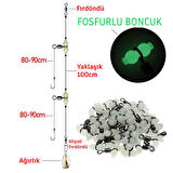 PortFish Üçlü Fosforlu Gezer Fırdöndü NO:4