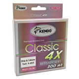 Kendo Classic 4x 300mt Multicolor Örgü İp 0,20 mm