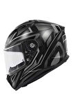 50.7 Proton Mat Tıtanıum-siyah Kask - M