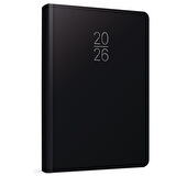 Gıpta 2026 Günlük Çizgili Ajanda 17x24 cm 107-ECK Siyah