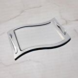 Nehir Lara Sade Çay Tepsi - 50x31 cm