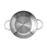 Nehir Silver 4 Parça Paslanmaz Çelik Güveç Tipi Sahan Seti (18-20 cm)