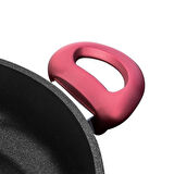 Nehir Titanyum 22 cm Kapaklı Sahan Narçiçeği