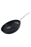 Nehir Titanium 28 cm Yanmaz/Yapışmaz Titanyum Wok Tava