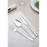 Nehir deniz sade 36 prç. çatal kaşık bıçak takımı seti 6 kişilik