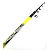Kendo Spigola Surf 100-200gr Teleskopik Surf Kamışı SİYAH/SARI-390 CM