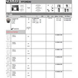 Kia Motor Piston Segman 050 Starex Tci 2001-> Kia K2500 Tci 2004-> (1-3 Siralı Piston) D4bh Motor 91,60 - Yenmak 31-04442-050