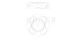 Bmw Piston Segman 84mm Std Bmw M57 N2 E53 E60 E90 E65 E70 E71 - Mahle 081pi00102000