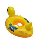 Ördek Şekilli Tutmalı Bebek Simidi (Baby Float - Bebek Flatörü)