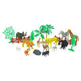 Hayvan Seti - 12 Parça Vahşi Hayvanlar Çiftlik Seti  - YS2789