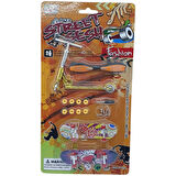 Parmak Kaykay - Skate Board - Paten ve Scooter Oyun Seti - 012-13 - Turuncu
