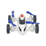 Sürtmeli Drone Araba Hareketli Pervane - Beyaz