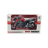 1:12 Ölçekli Model Motosiklet - BMW - HX794-1- Kırmızı