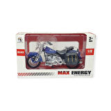 1:12 Ölçekli Model Motosiklet - Classic - HX796 - Mavi