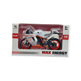 1:12 Ölçekli Model Motosiklet - HTM - HX797 - Beyaz