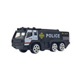 3'lü İş Makinaları Road Seti - Die Cast - DS044 - Polis 