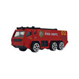 3'lü İş Makinaları Road Seti - Die Cast - DS044 - İtfaiye
