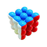 Kızılkaya Yuvarlak Sabır Küpü Rubik Küp Zeka Küpü (218-H22)