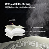 Naturehike M180 Pongee Pamuklu Uyku Tulumu -8°C YEŞİL-Left