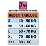 Mesica GDR-100S "Deep Blue" 50 Newton Yüzdürme Yardımcısı KIRMIZI-2XL