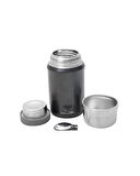 Campout Çift Katmanlı Yemek Termosu 600 ML SİYAH