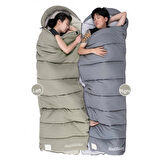 Naturehike M180S Pongee Pamuklu Uyku Tulumu -8°C YEŞİL-Left