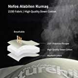 Naturehike M180S Pongee Pamuklu Uyku Tulumu -8°C YEŞİL-Left