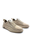 Guja Erkek Günlük 24y510-2 Otomatik Bağcık Bej Paraşüt Sneaker Ayakkabı