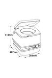 Thetford Porta Potti 165 21lt Atık Tankı, Portatif Tuvalet