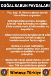 #Katısabun  Doğal Bitkisel El Yüz Saç Vücut Cilt İ̇Çin Organik Bal Sabunu 120 Gram 3 Adet