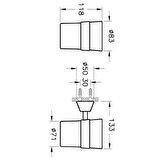 VitrA Matrix Diş Fırçalığı Krom A44575