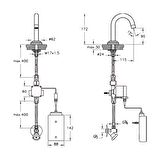 Artema AquaFeel SST A47018 Elektronik Lavabo Bataryası Pilli