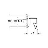 Artema Nest Trendy A41444 Ankastre Stop Valf