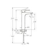 Artema X-Line A42322 Lavabo Bataryası Yüksek