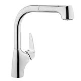 Artema V3 A42151 Pull-Out Eviye Bataryası, Krom