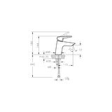 Marin S A42456 Lavabo Bataryası, Krom